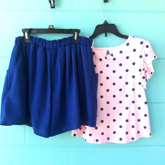 NWT "Ally B" 3Pieces Girls Short Set L(14) - Picture 2 of 7